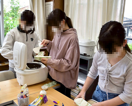 役割分担で取り組む共同生活